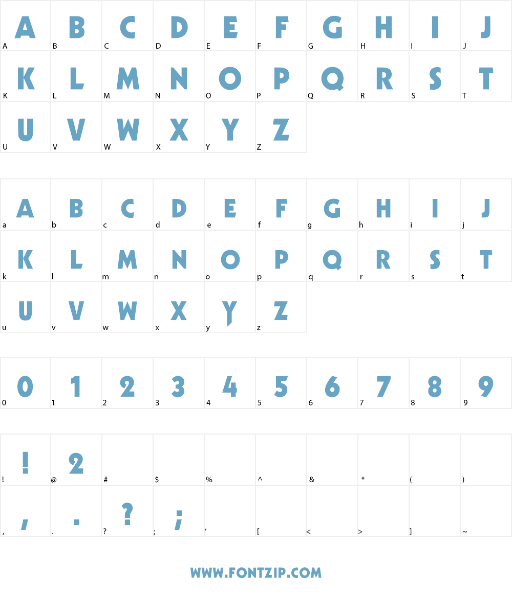 Child's Font Font Character